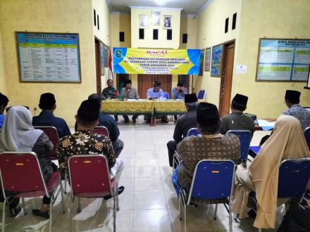 Rapat Pleno dalam rangka Laporan Realisasi Pelaksanaan APBDes Desa Kedunglurah Tahun Anggaran 2022